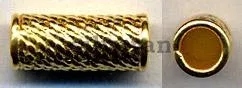 Gold Vermeil - Tube Beads