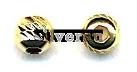 Silver Beads Gold Vermeil