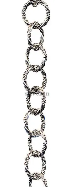 Silver Chain - Multi Twisted