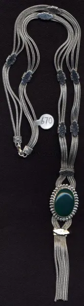 Necklace Enamel - Savat 18*25mm Stone