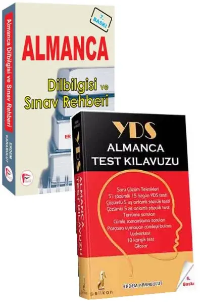 Almanca Dilbilgisi ve Sınav Rehberi - YDS Almanca Test Kılavuzu Kazandıran Set KAMPANYALI