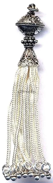 Silver Tassel Large