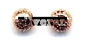 Silver Beads Rose Gold