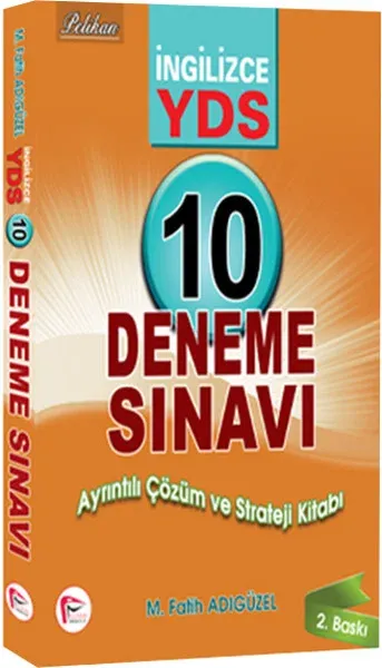 İngilizce YDS 10 Çözümlü Deneme M. Fatih Adıgüzel