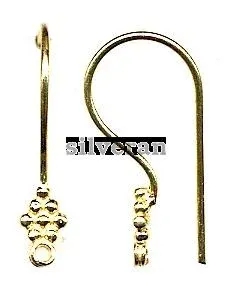 Silver Beads Gold Vermeil