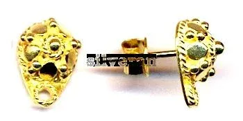 Silver Beads Gold Vermeil
