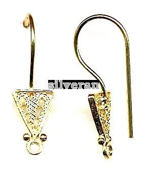 Silver Beads Gold Vermeil