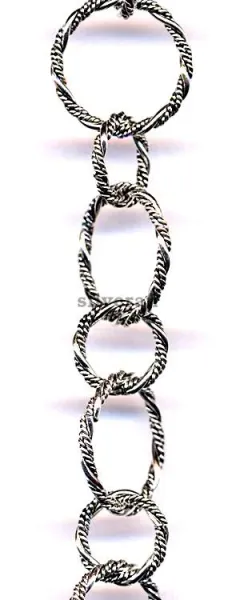 Silver Chain - Multi Twisted