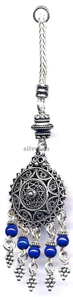 Silver Tassel Line Stone