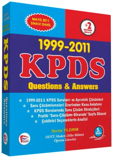KPDS Questions Answers 1999-2011 Serdar Yıldırım