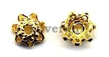 Silver Beads - Gold Vermeil