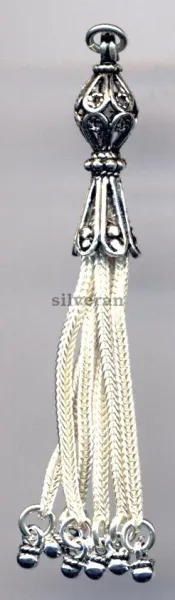 Silver Tassel Medium Size