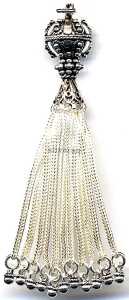 Silver Tassel Large