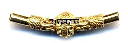 Gold Vermeil - Tube Beads