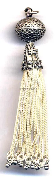 Silver Tassel X Large