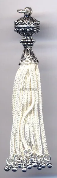 Silver Tassel Large
