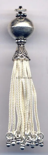 Silver Tassel Large