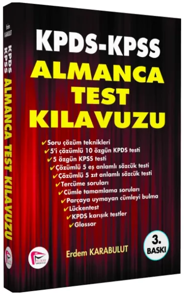 KPDS KPSS Almanca Test Kılavuzu Erdem Karabulut