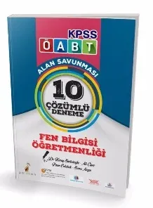 2017 KPSS ÖABT Fen Bilgisi Öğretmenliği Alan Savunması 10 Çözümlü Deneme