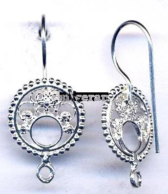 Gümüş Ara Malzemeler Parlak - Bright Finish Silver Beads