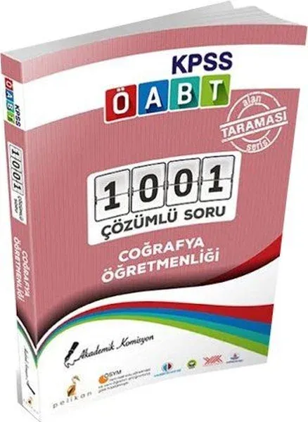 2018 ÖABT Coğrafya Öğretmenliği 1001 Çözümlü Soru