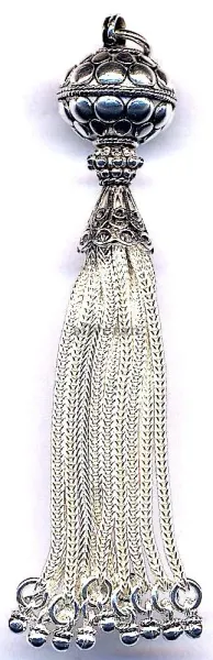 Silver Tassel X Large