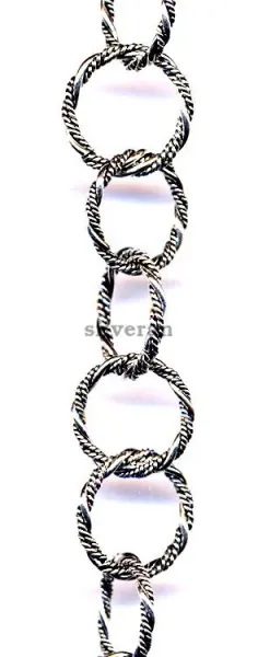 Silver Chain - Multi Twisted