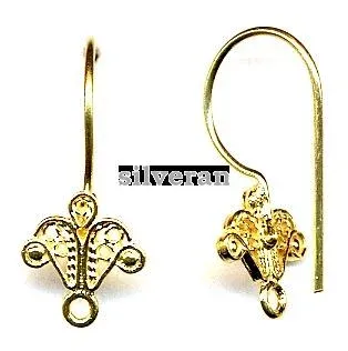 Silver Beads Gold Vermeil