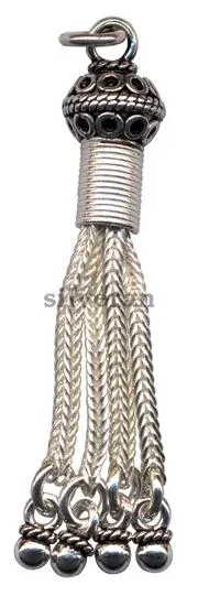Silver Tassel Small