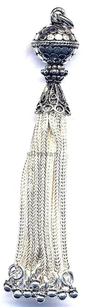 Silver Tassel Large