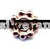 Silver Heishe Rose Gold