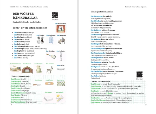 DER DIE DAS Ana Dili Türkçe Olanlar İçin Almanca Artikeller Akademik K