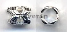 Silver Beads Diamond Cut