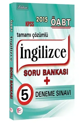 KPSS ÖABT İngilizce Öğretmenliği Çözümlü Soru Bankası + 5 Deneme Sınav