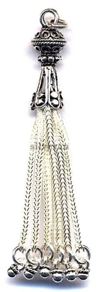 Silver Tassel Medium Size