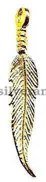 Silver Leaf Beads