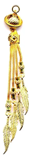 Silver Tassels - Gold Vermeil
