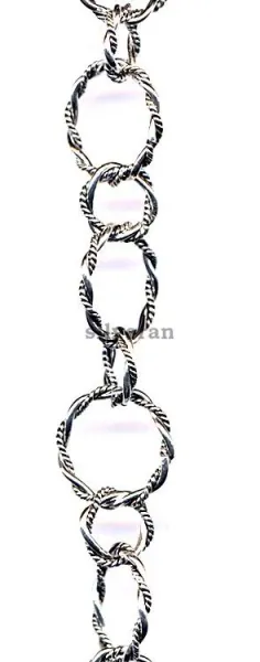 Silver Chain - Multi Twisted