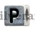 Alphabet Beads Flat Edge - Small