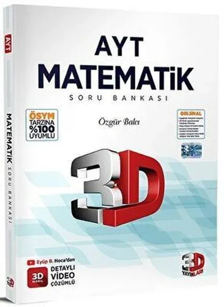3D Yayınları AYT Matematik Soru Bankası