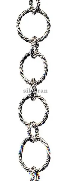 Silver Chain - Multi Twisted