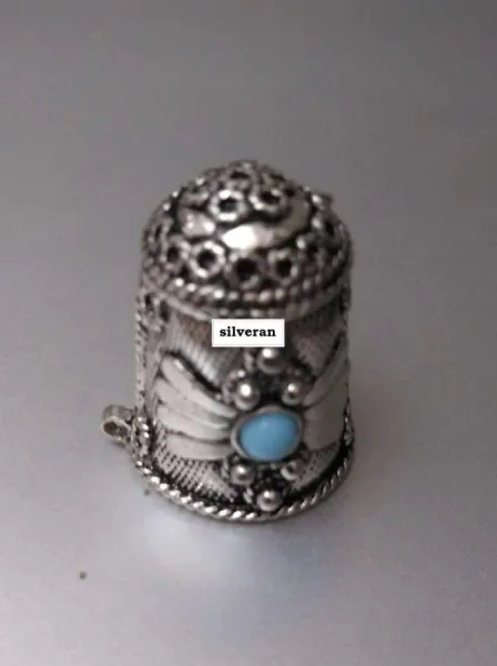 Yüksük 001 - Gümüş Dikiş Yüksüğü - Silver Sewing Thimble - كشتبان الخي