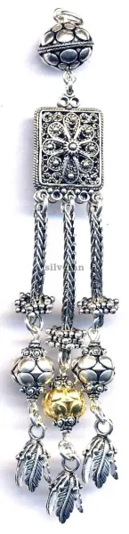 Silver Tassel Large