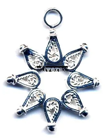 273027BRT - Gümüş Sallantı - Drop Bead - Silber Perlen
