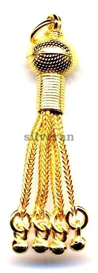 Silver Tassels - Gold Vermeil