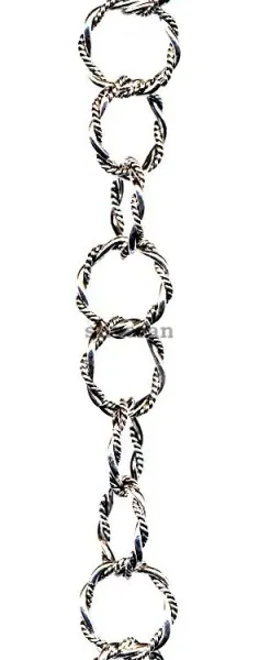 Silver Chain - Multi Twisted