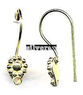 Silver Beads Gold Vermeil