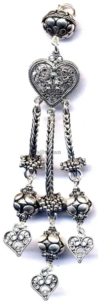 Silver Tassel Large