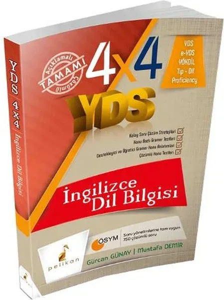4x4 YDS Seti İngilizce Dilbilgisi