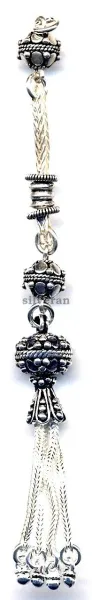 Silver Tassels Big